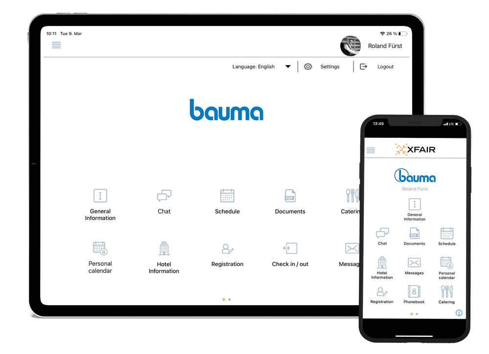 EMS-APP on Desktop and Mobile